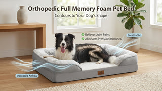 EaseHound ComfortNest™ Water Resistant Dog Bed