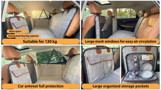 EaseHound TravelNest™ Supportive Car Bed
