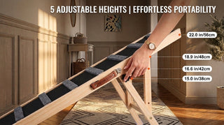 EaseHound StepEase™ Adjustable Pet Ramp