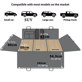 EaseHound TravelNest™ Supportive Car Bed